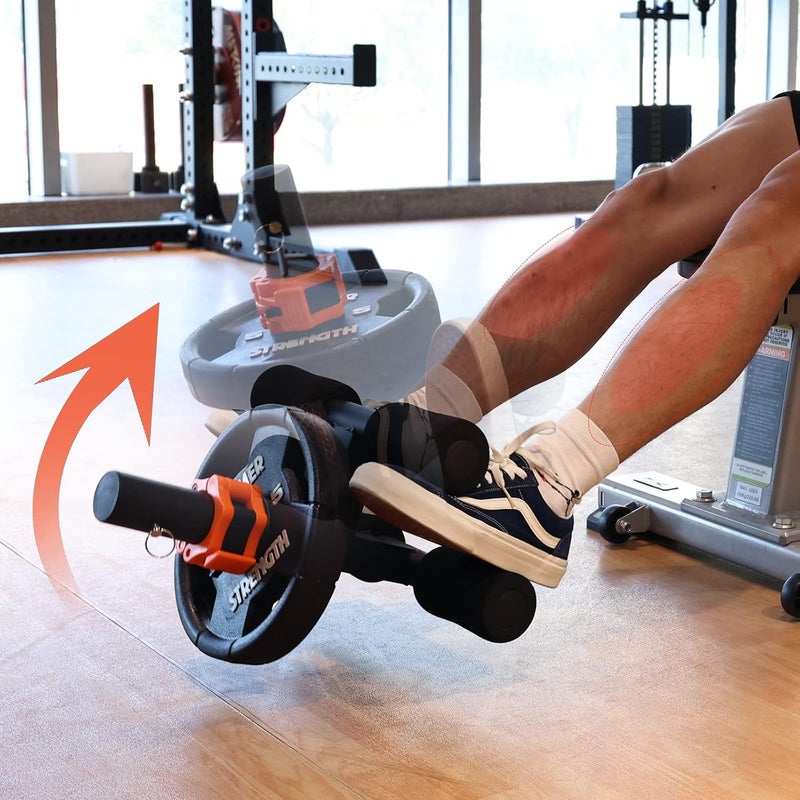 Fitarc بار تيب، مدرب تيبيال، آلة رفع الساقين تيبيا دورسي، معدات الركبتين فوق أصابع القدم لتقوية الساقين/الساقين الأمامية/الكاحلين، تناسب أطباق الوزن الأولمبية 1" أو 2" - Image 5